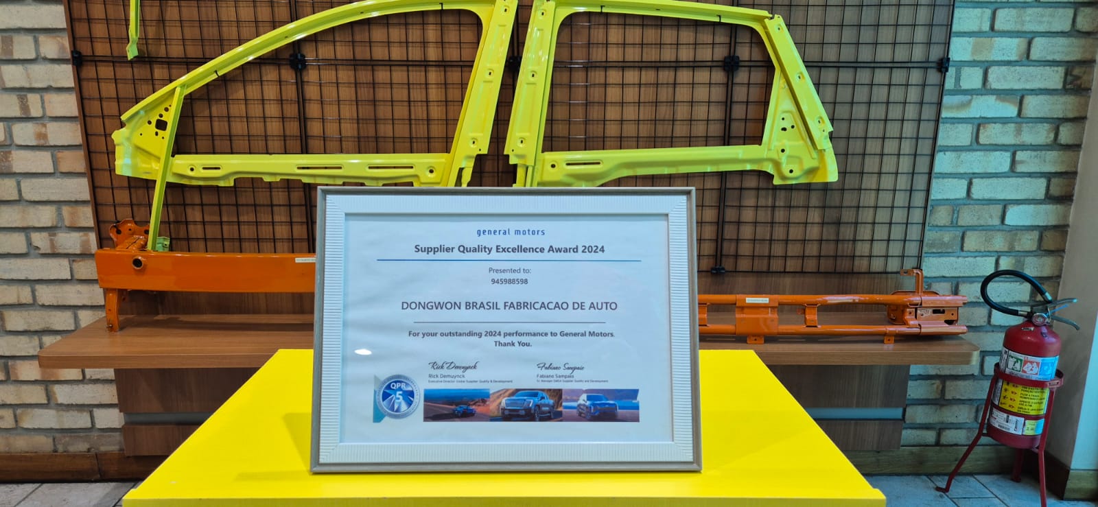 GM Supplier Quality Excellence Award 2024